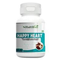Health Veda Organics Happy Heart Supplement with Arjuna Bark, Grape seed & other ingredients| 60