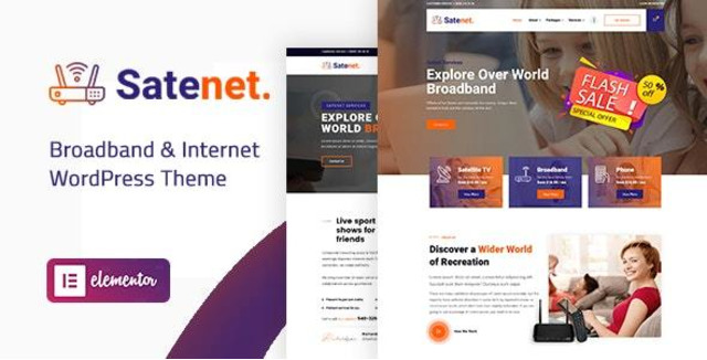 satenet - Internet wordpress theme