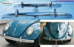 Volkswagen Beetle Split bumper (1930 – 1956) by stainless steel  (VW Käfer Split Stoßfänger)