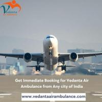 Vedanta Air Ambulance Service in Hyderabad with the Healthcare Team to Move the Patient