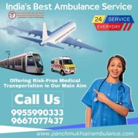 Hire Panchmukhi Air Ambulance Services in Guwahati for Emergency Patient Relocation