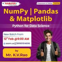 New NumPy Pandas  Matplotlib Batch Starts February 12th Feb in NareshIT