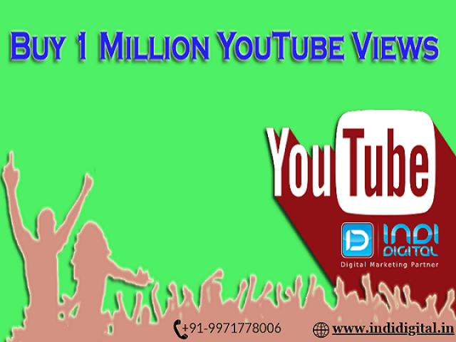 1 million views on youtube pay india