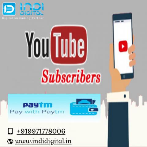 buy youtube subscribers india via paytm