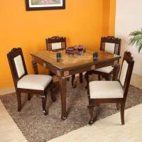 Sophisticated 4-Seater Dining Table Set: Shop Today!