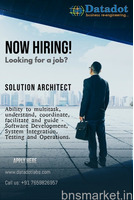 Hiring "Solution Architect" to work on our NEW project with our prestigious UK client.
