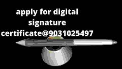 Apply for a digital signature certificate online